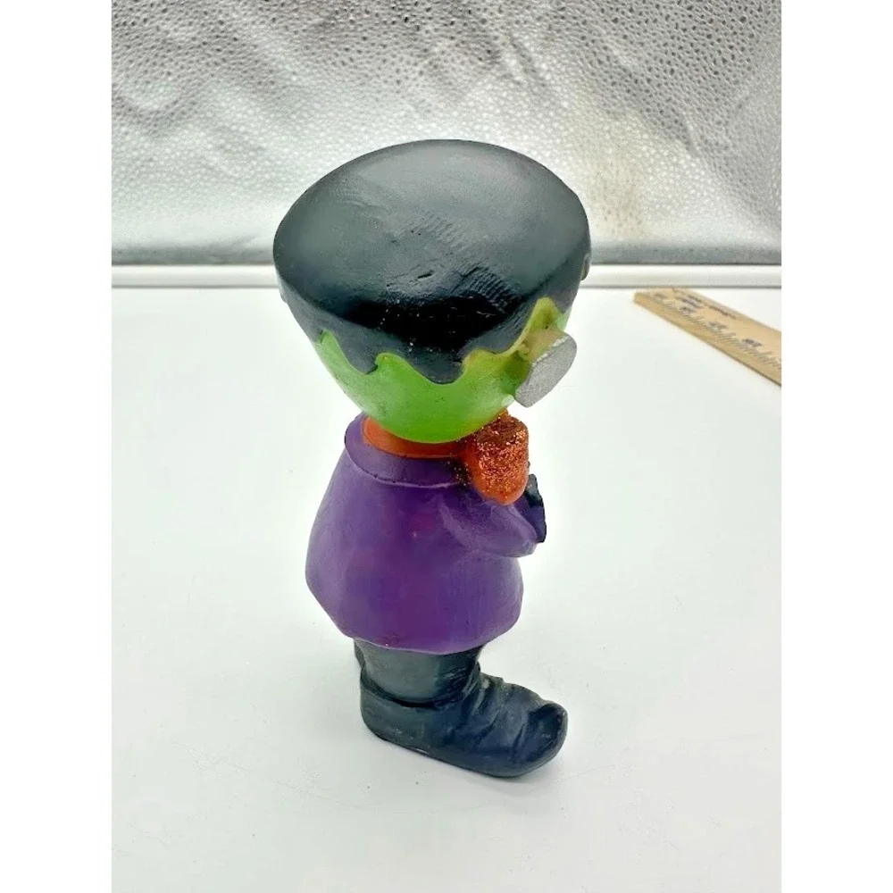Rare Vintage Frankenstein Bobblehead Halloween Decor Gothic Spooky Figure 5